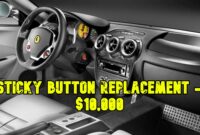 New Replacing Sticky Ferrari Buttons Cost One Owner Almost ,000
