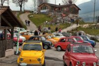 New Intermeeting Fiat 500 towards Cansiglio