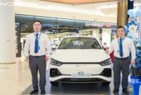 Brand-new The brand-new BYD e2 electrical hatchback is coming to dealers in China