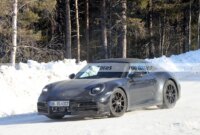 New Spy Photos Porsche 911 Targa Facelift 2024