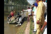 New 3 youths feared dead as automobile falls under Sirhind feeder canal in Punjab