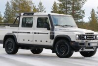 New Ineos Grenadier Pick-up Spy Photos
