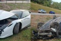 New Ferrari from Singapore crashes into vehicle in Johor, triggering injuries to 4 Malaysians, Singapore News