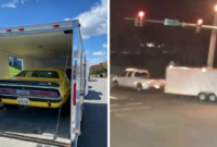New Truck and trailer bring 1970 Dodge Challenger taken in Myrtle Beach, cops state