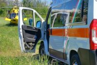 New Crash on Saronno-Monza, helicopter lands