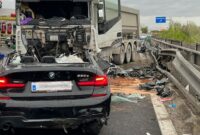 New A truck struck a BMW – – mom and child passed away immediately – Lower Austria