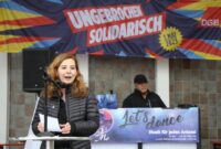 New Workers require to the streets in Friedrichshafen