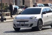 New Fiat 600 EV photographed throughout the production of the advertisement